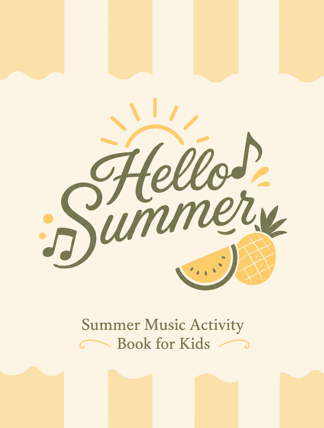 Summer Music Activity Book for Kids