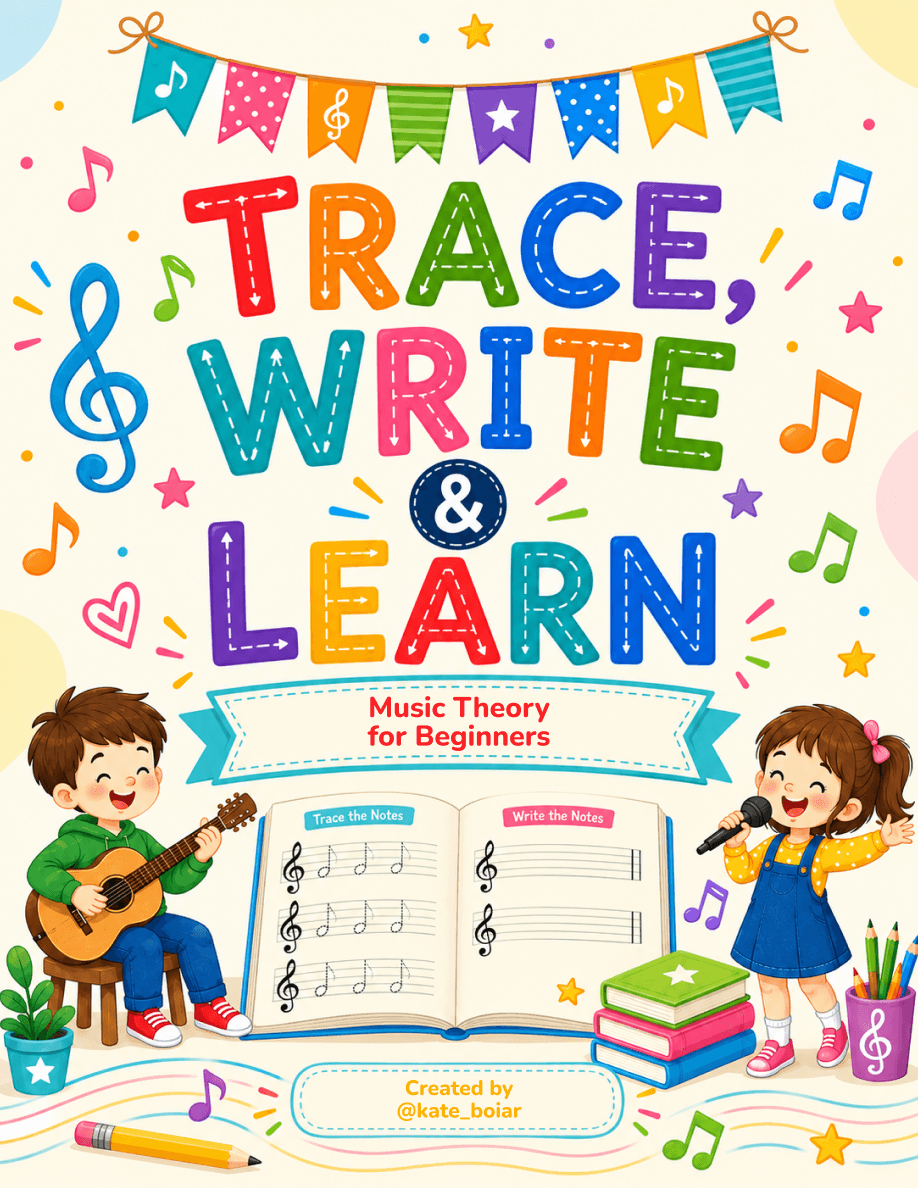 Music Theory for Beginners workbook